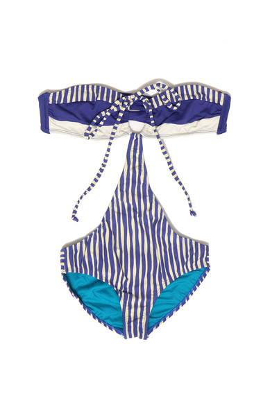Agatha ruiz de la prada TRIKINI MUJER AZUL RAYITAS