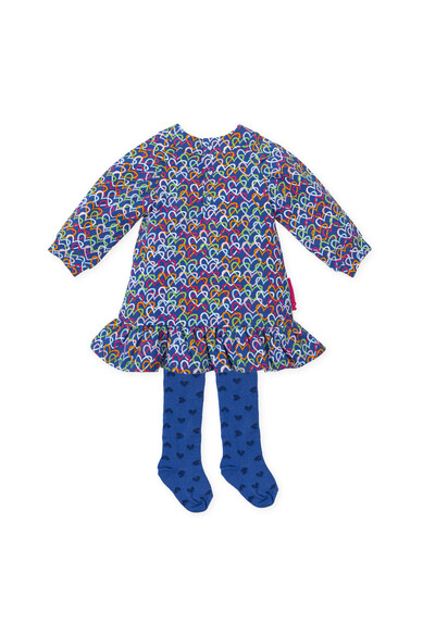 Agatha Ruiz De La Prada VESTIDO AZUL CORAZONES