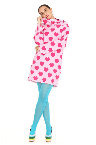 Agatha Ruiz De La Prada VESTIDO BESOS CUELLO