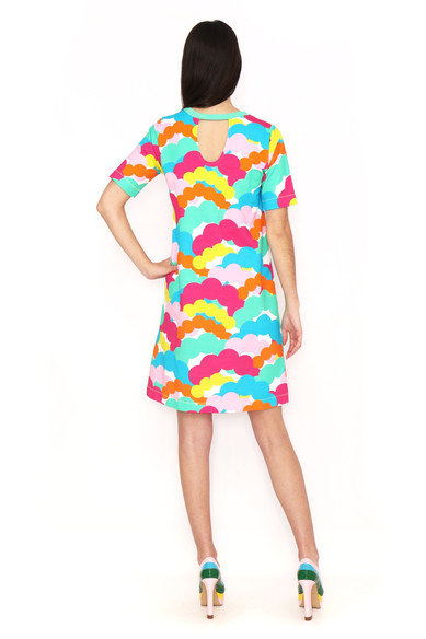 Agatha Ruiz De La Prada VESTIDO ESTAMPADO NUBES