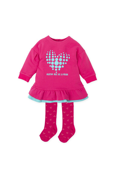 Agatha Ruiz De La Prada VESTIDO FUCSIA CORAZON