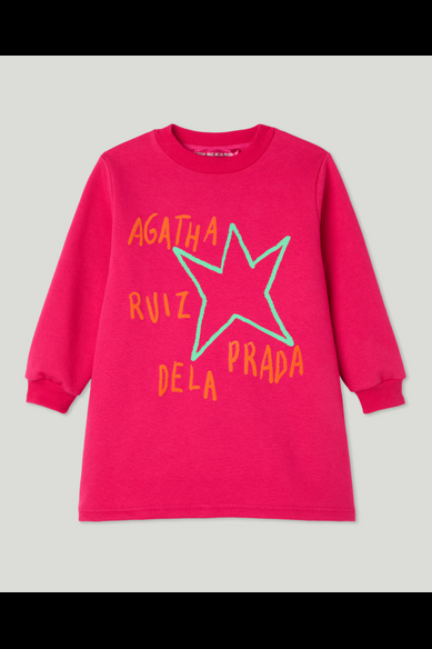 Agatha Ruiz De La Prada VESTIDO FUCSIA ESTRELLA