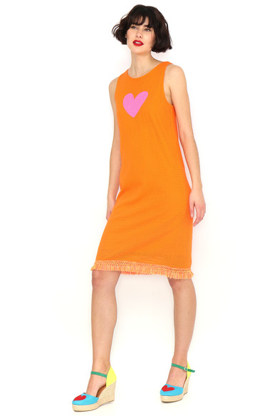 Agatha Ruiz De La Prada VESTIDO NARANJA FLECOS