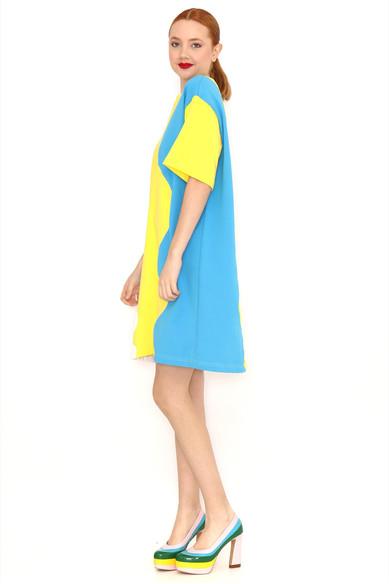 Agatha Ruiz De La Prada VESTIDO ONDAS COLORES