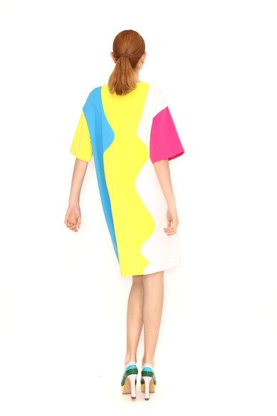 Agatha Ruiz De La Prada VESTIDO ONDAS COLORES