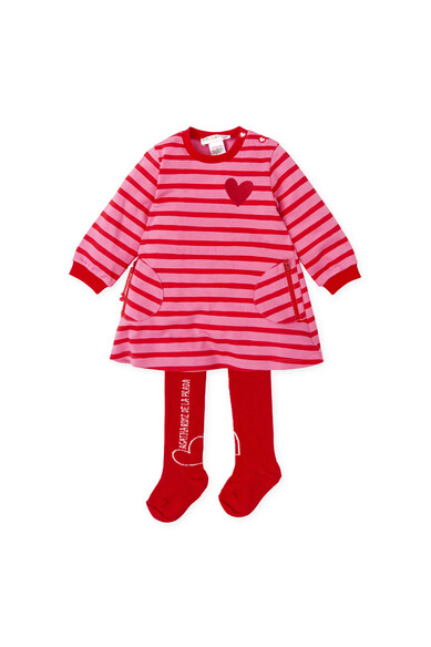Agatha Ruiz De La Prada VESTIDO RAYAS ROJAS