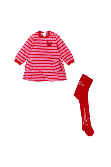 Agatha Ruiz De La Prada VESTIDO RAYAS ROJAS