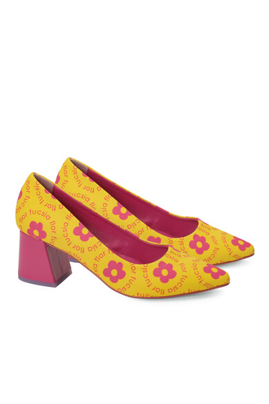 Agatha Ruiz De La Prada ZAPATO SALON AMARILLO