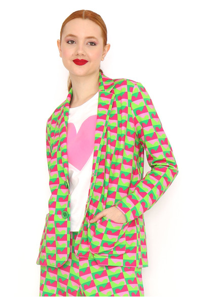 Agatha ruiz de la prada AMERICANA CORAZONES ROSAS VERDES