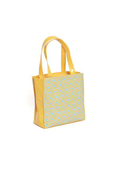 Agatha Ruiz De La Prada BOLSA CORAZONES AMARILLOS PEQUEÑA