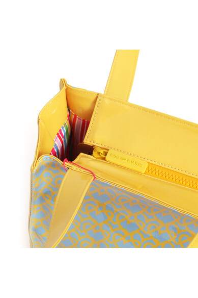 Agatha Ruiz De La Prada BOLSA CORAZONES AMARILLOS PEQUEÑA