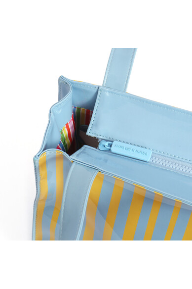 Agatha Ruiz De La Prada BOLSA PLASTIFICADA AZUL LOVE