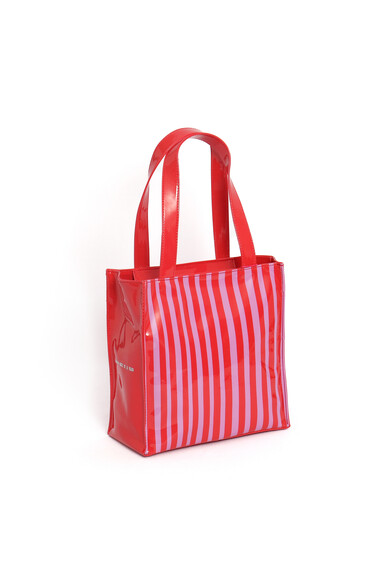 Agatha ruiz de la prada BOLSA RAYAS ROJO/FUCSIA PEQUEÑA
