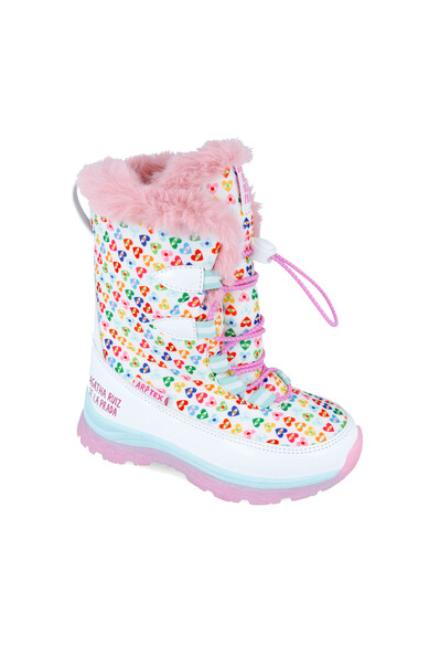 Agatha Ruiz De La Prada BOTA APRES-SKI ESTAMPADAS BLANCO