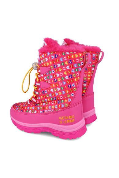 Agatha Ruiz De La Prada BOTA APRES-SKI ESTAMPADAS FUCSIA