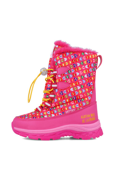 Agatha Ruiz De La Prada BOTA APRES-SKI ESTAMPADAS FUCSIA
