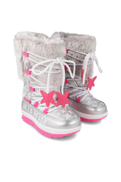Agatha ruiz de la prada BOTA APRES-SKI ESTRELLAS PLATEADAS