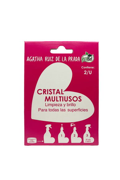 Agatha ruiz de la prada CAJA 2 PASTILLAS CRISTAL MULTIUSOS