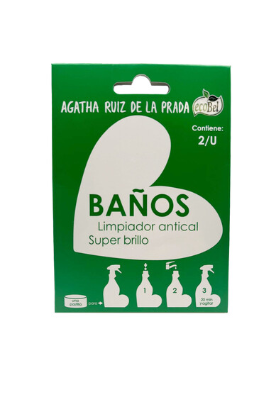 Agatha Ruiz De La Prada CAJA 2 PASTILLAS ECOBEL BAÑOS