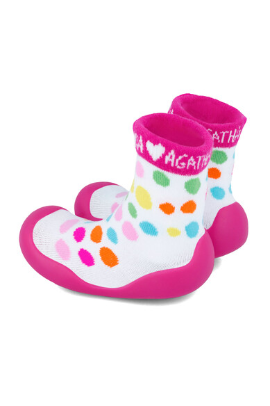 Agatha Ruiz De La Prada CALCETIN LYCRA TOPOS COLORES