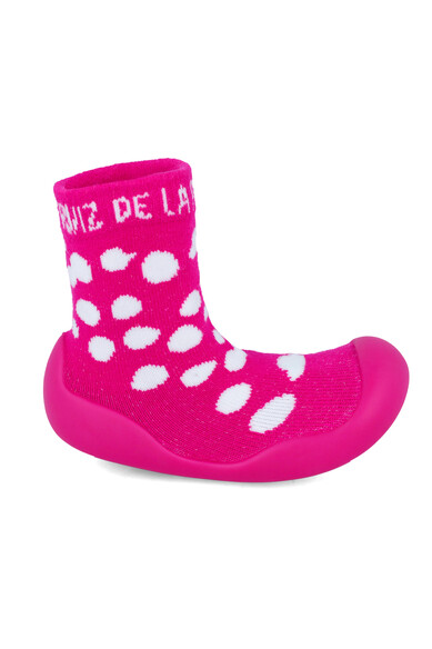 Agatha Ruiz De La Prada CALCETIN LYCRA TOPOS FUCSIA