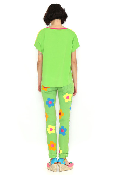 Agatha Ruiz De La Prada CAMISETA AMARILLA CORAZONES