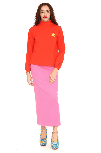 Agatha Ruiz De La Prada CAMISETA CA NARANJA ESTRELLA