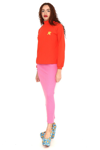 Agatha ruiz de la prada CAMISETA CA NARANJA ESTRELLA