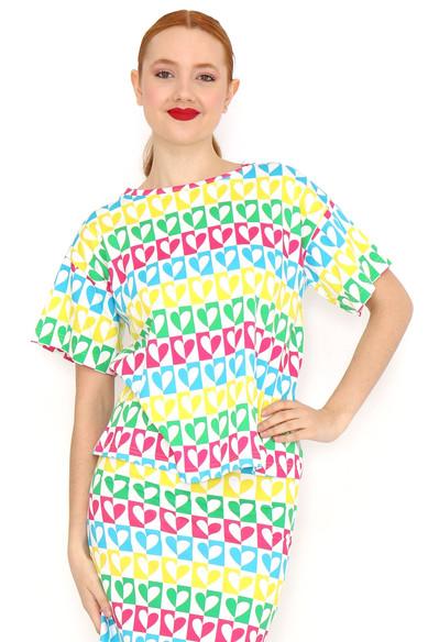 Agatha ruiz de la prada CAMISETA CORAZONES MULTICOLOR
