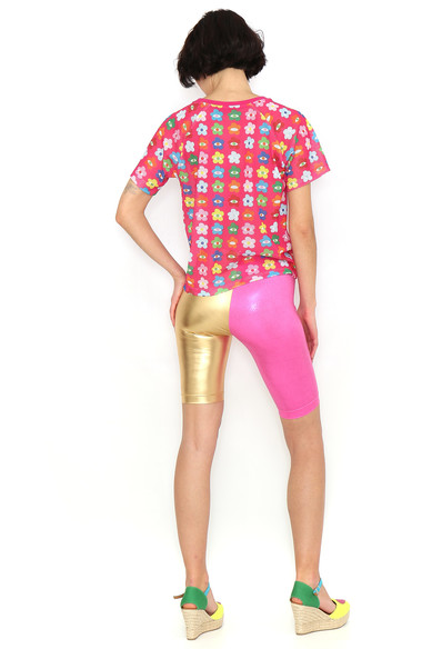 Agatha Ruiz De La Prada CAMISETA REJILLA FLORES COLORES