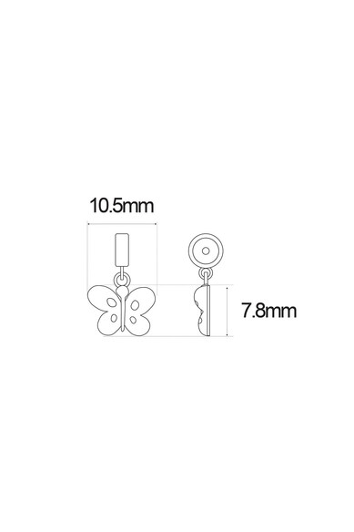 Agatha ruiz de la prada CHARM MARIPOSA DORADA SIN CADENA