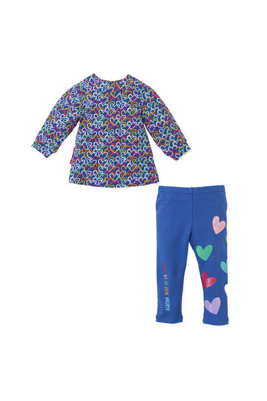 Agatha Ruiz De La Prada CJNTO SUDADERA+LEGGIN CORAZONES