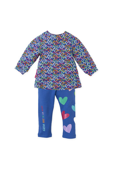 Agatha ruiz de la prada CJNTO SUDADERA+LEGGIN CORAZONES