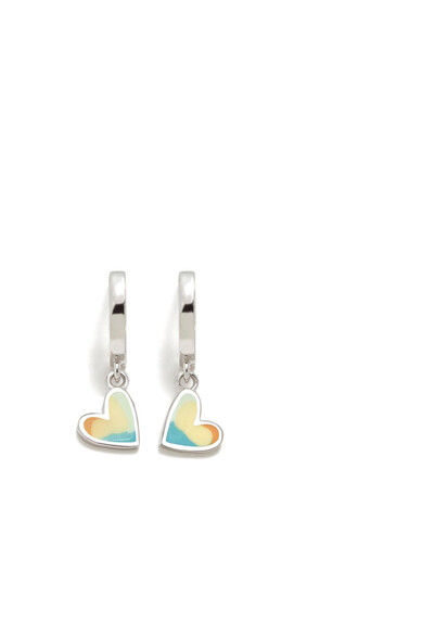 Agatha ruiz de la prada CRIOLLAS CORAZON AMARILLO AQUA