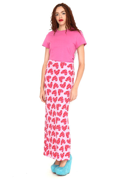 Agatha Ruiz De La Prada FALDA CANALE CORAZON PETALOS