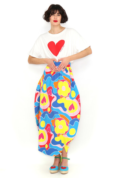 Agatha Ruiz De La Prada FALDA LARGA CIRCULO MULTICOLOR