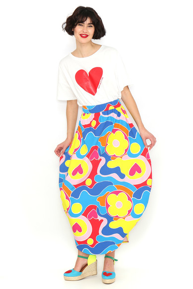 Agatha Ruiz De La Prada FALDA LARGA CIRCULO MULTICOLOR