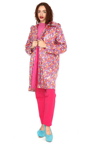 Agatha Ruiz De La Prada IMPERMEABLE ESTAMPADO MUJER