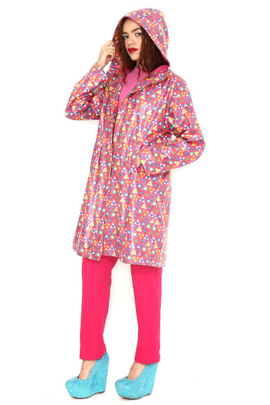 Agatha Ruiz De La Prada IMPERMEABLE ESTAMPADO MUJER
