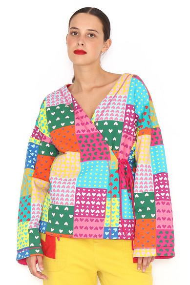 Agatha Ruiz De La Prada KIMONO PATCHWORK MULTICOLOR