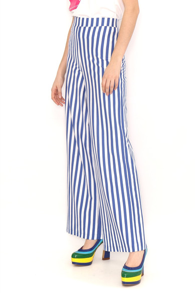 Agatha ruiz de la prada PANTALON ANCHO RAYAS AZULES