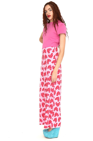Agatha Ruiz De La Prada PANTALON CANALE CORAZON PETALOS