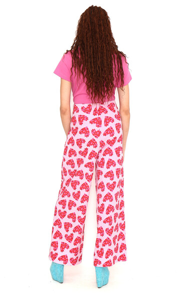 Agatha Ruiz De La Prada PANTALON CANALE CORAZON PETALOS