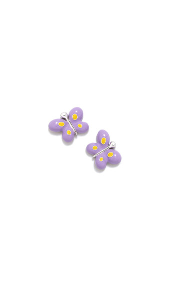 Agatha ruiz de la prada PENDIENTES CHARM MARIPOSA PEQUE MORADO