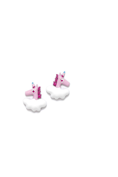 Agatha ruiz de la prada PENDIENTES CHARM UNICORNIO ROSA