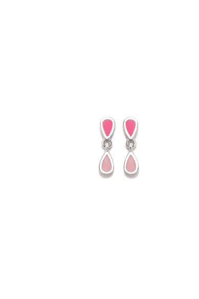 Agatha ruiz de la prada PENDIENTES LLUVIA GOTAS PASTEL Y ROSA