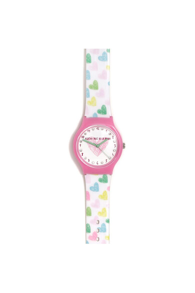Agatha ruiz de la prada RELOJ FLIP CORAZONES CON CIRCONITAS