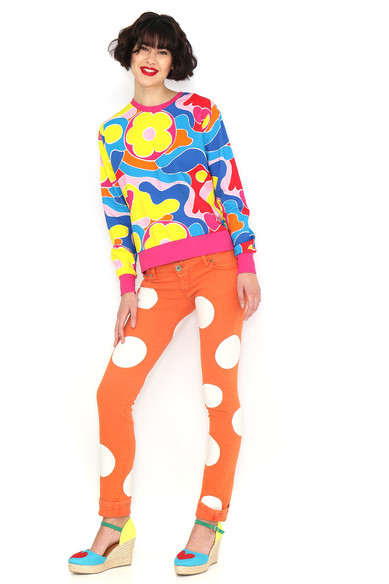 Agatha Ruiz De La Prada SUDADERA ESTAMPADO MULTICOLOR