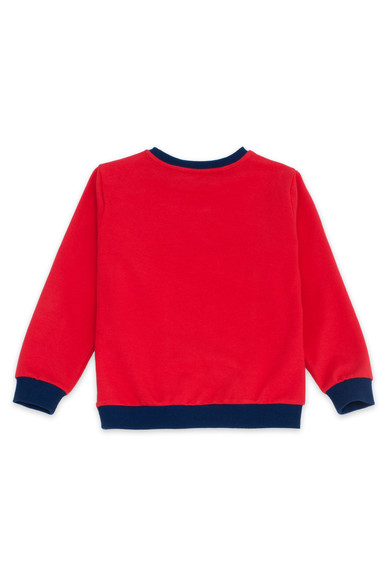 Agatha Ruiz De La Prada SUDADERA ROJA HOLA INFANTIL