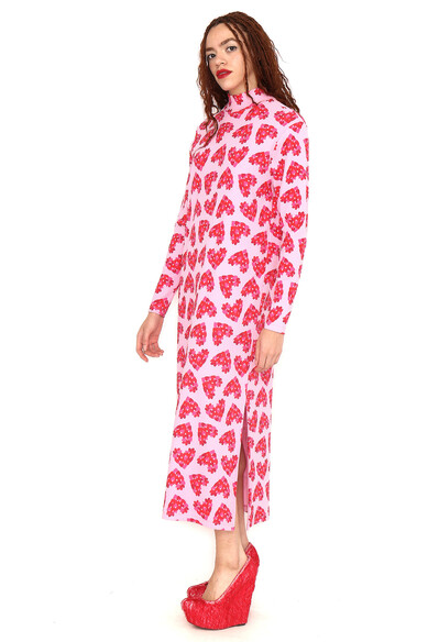 Agatha Ruiz De La Prada VESTIDO CANALE CORAZON PETALOS